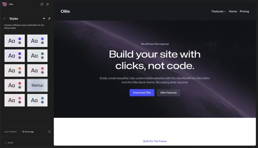 WordPress Block Themes - Ollie WordPress Block Theme