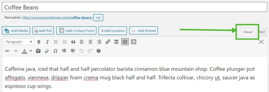 wordpress classic editor