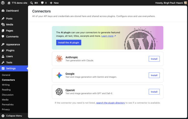 wordpress 7.0 AI