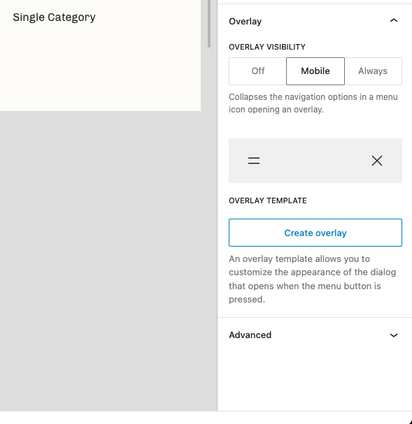 Create Overlay