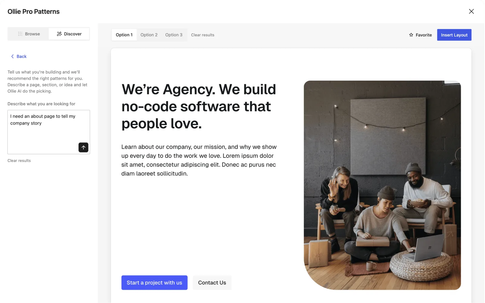 Ollie ai prompt