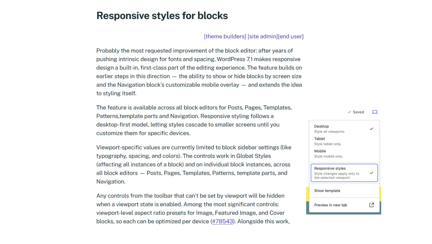 7.1 responsive block styling