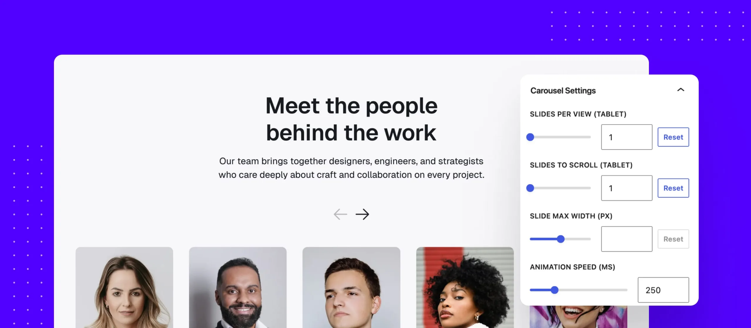 Carousel responsive