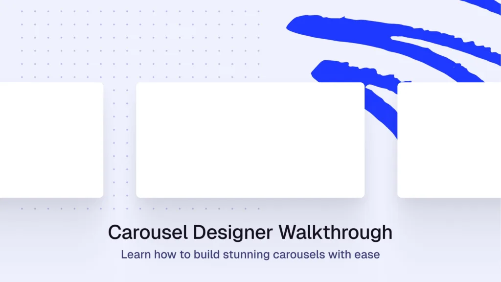 Preview of the Carousel Designer walkthrough video for the WordPress block editor