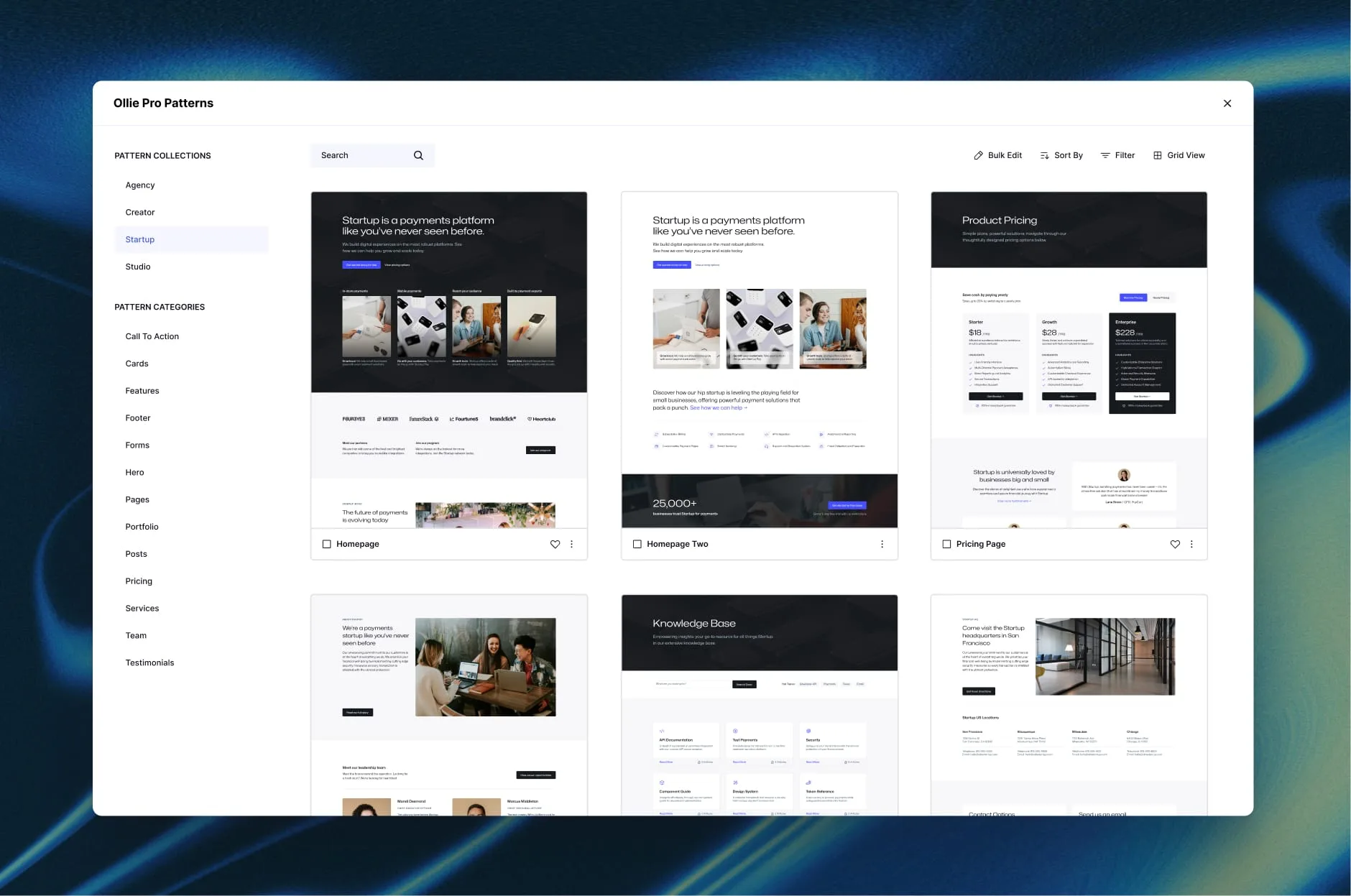 Ollie pattern browser2